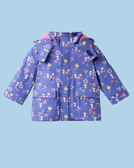 Lilac Mouse Waterproof Cosy Lined Jacket